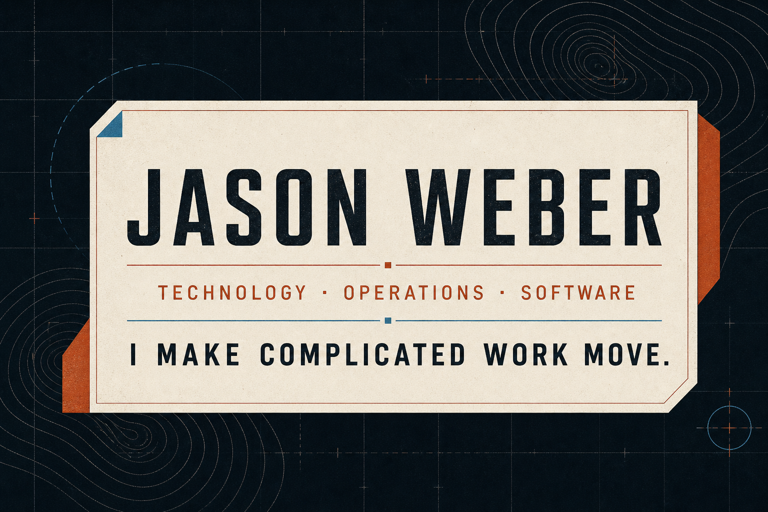 Jason Weber professional website social preview